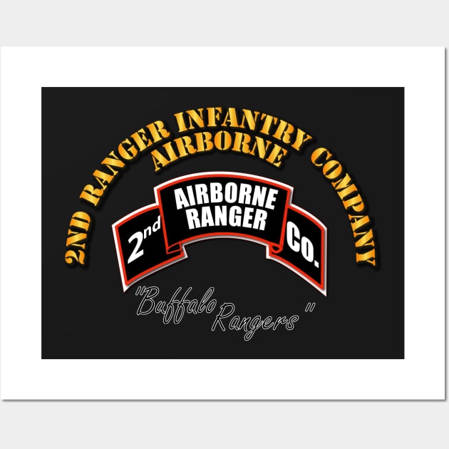 2nd Ranger Infantry Company - Airborne Wall Art by twix123844